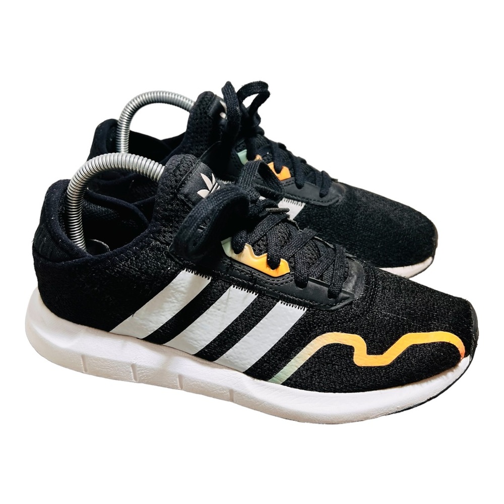 adidas G55540 Swift Run X Kids Boys Black Sneakers Shoes Casual Size 7